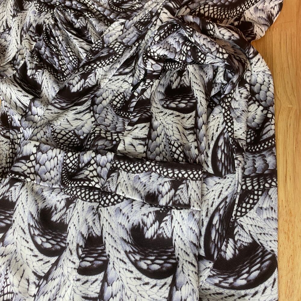 Anthropologie Leifsdottir Black Python Kimono Sle… - image 11